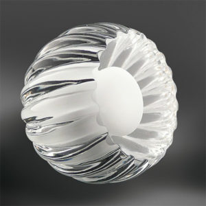Alberto Fluted Knob – White