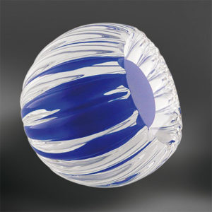 Alberto Fluted Knob – Blue