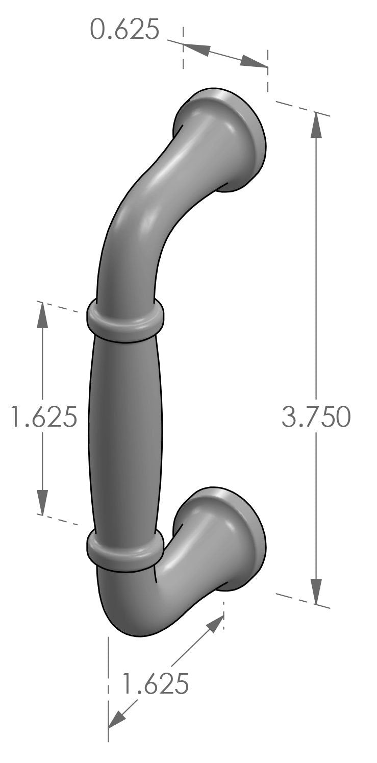 Ridge Cabinet Pull 142