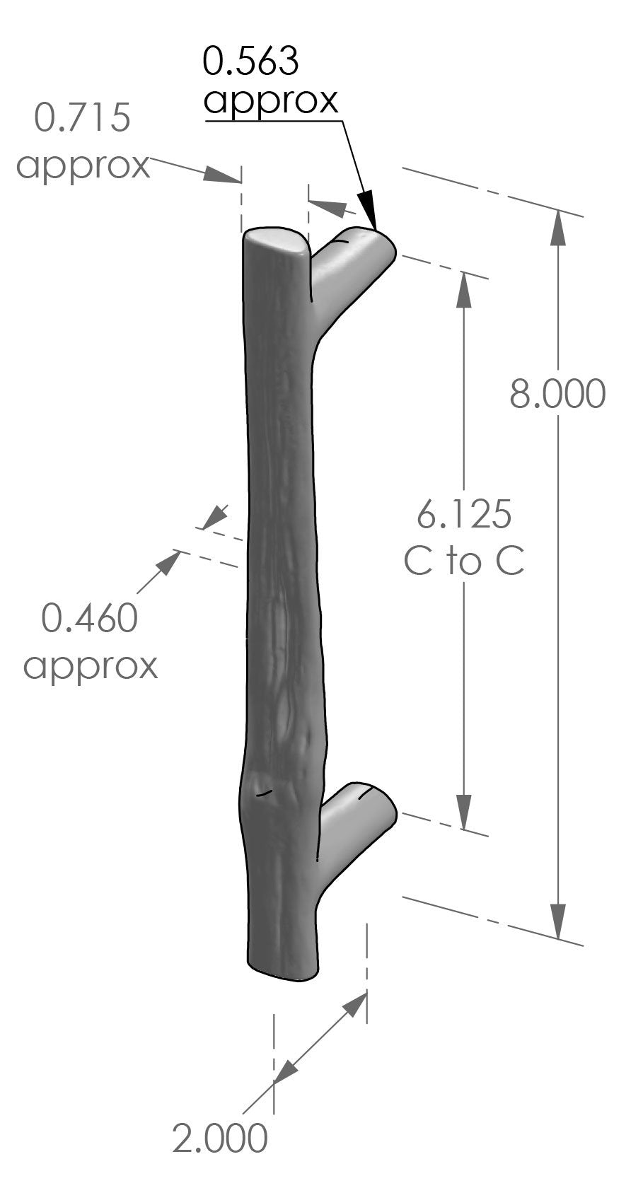 Cactus Cabinet Pull 727