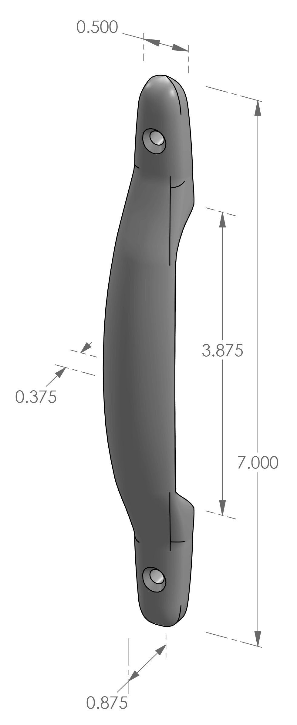 Surface Mount Cabinet Pull 916