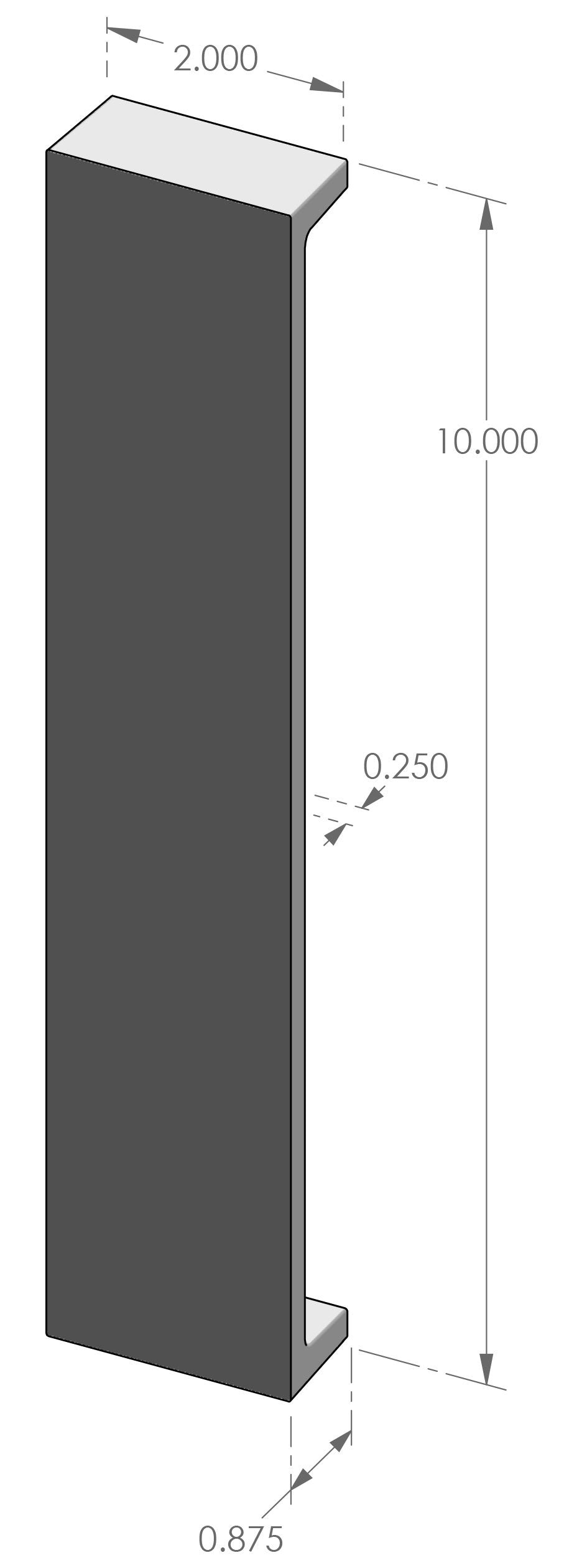 Contemporary Cabinet Pull 9210