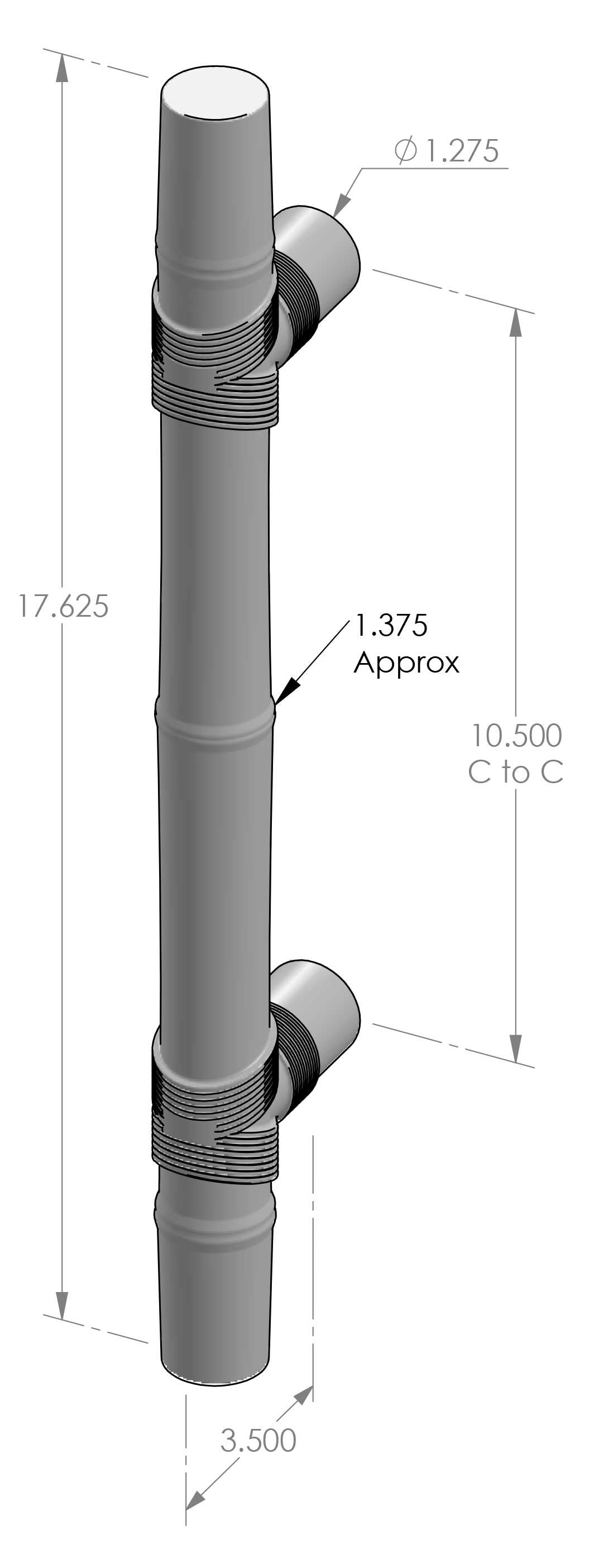 Bamboo Grip Handle 1317R