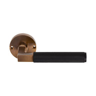 Bauhaus Knurled Passage Lever Handle