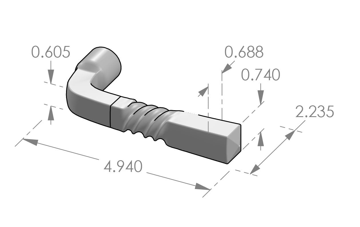 Extended Twist Lever