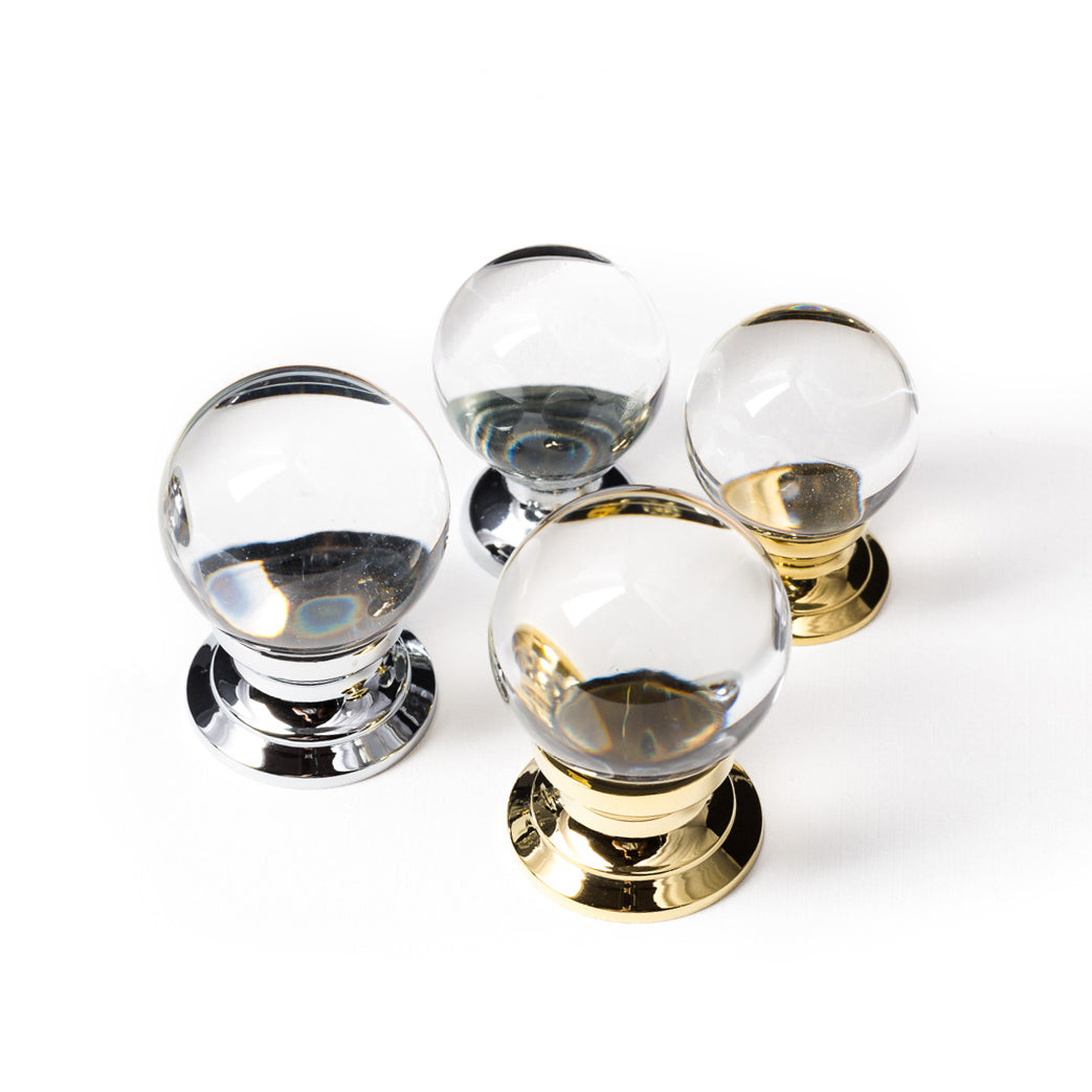 Crystal Sphere Cabinet Knob