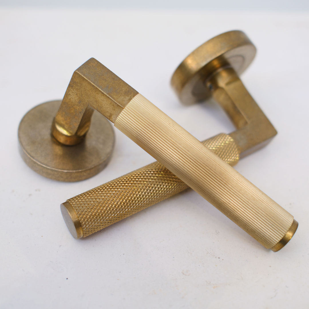 Signature Passage Lever Handle- Ribbed
