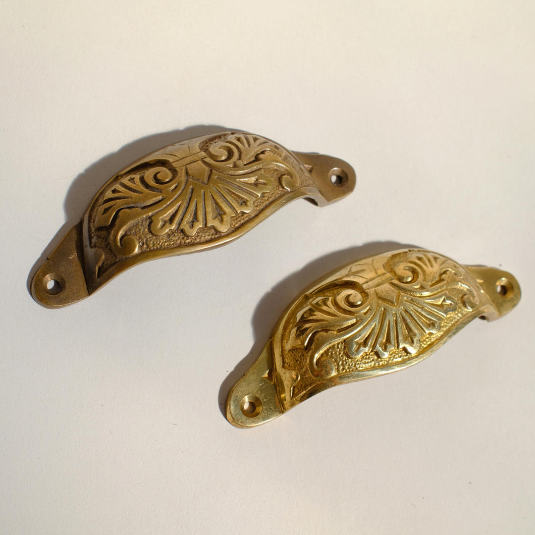 Signature Solid Brass Decorative Cup Pulls