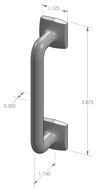 Square Foot Cabinet Pull 586