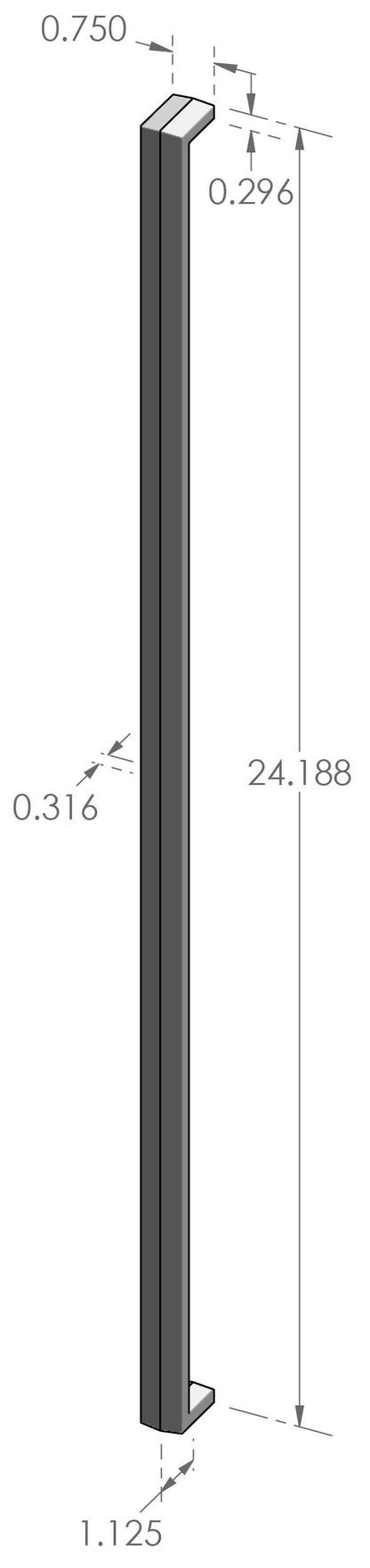Contemporary Cabinet Pull 956