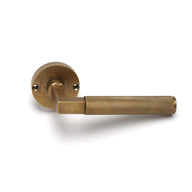 Bauhaus Knurled Passage Lever Handle