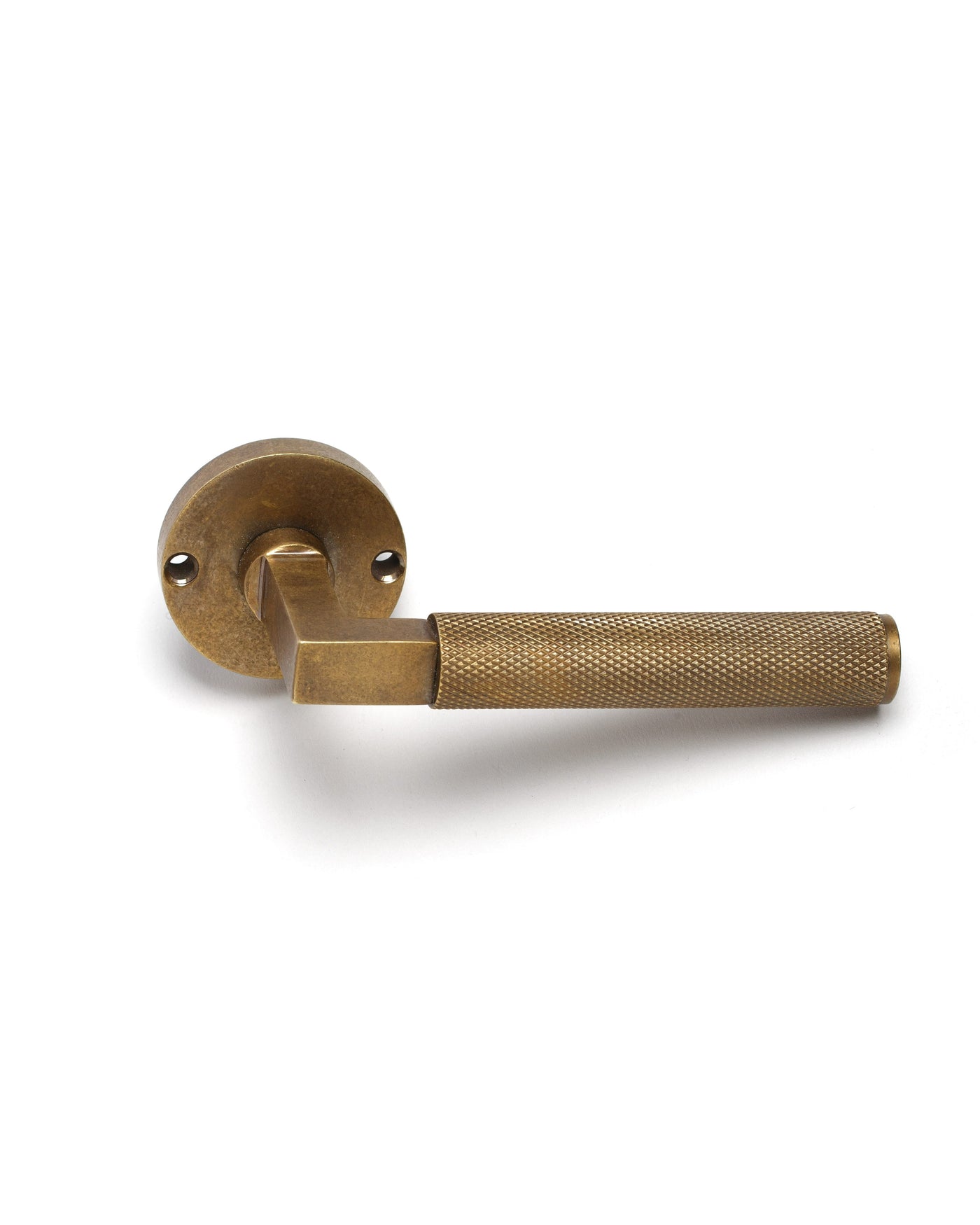 Bauhaus Knurled Passage Lever Handle