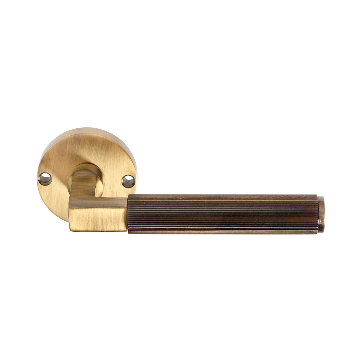 Bauhaus Ribbed Passage Lever Handle