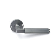 Bauhaus Ribbed Passage Lever Handle