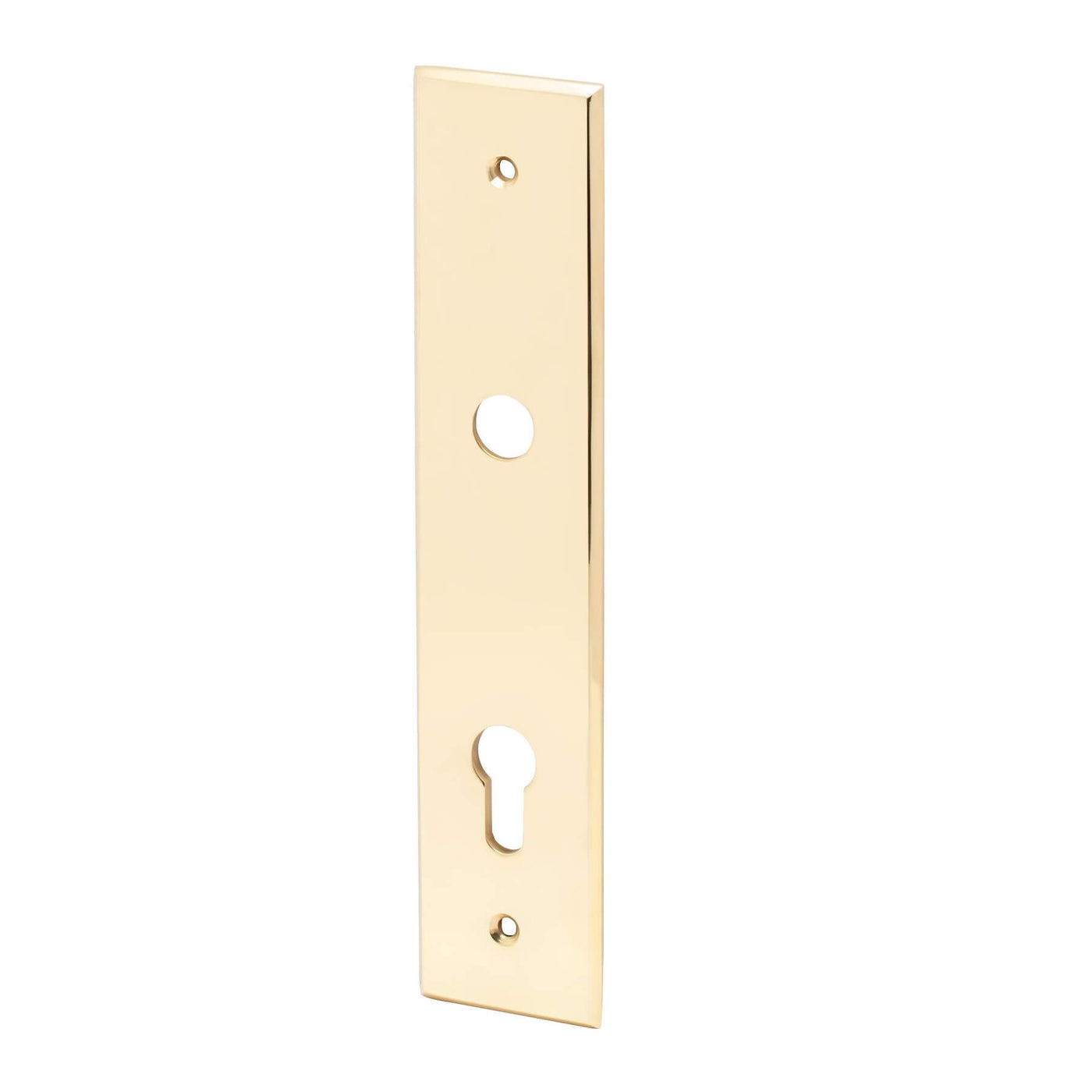 Brass Round T-Turn Handle Set on Backplate