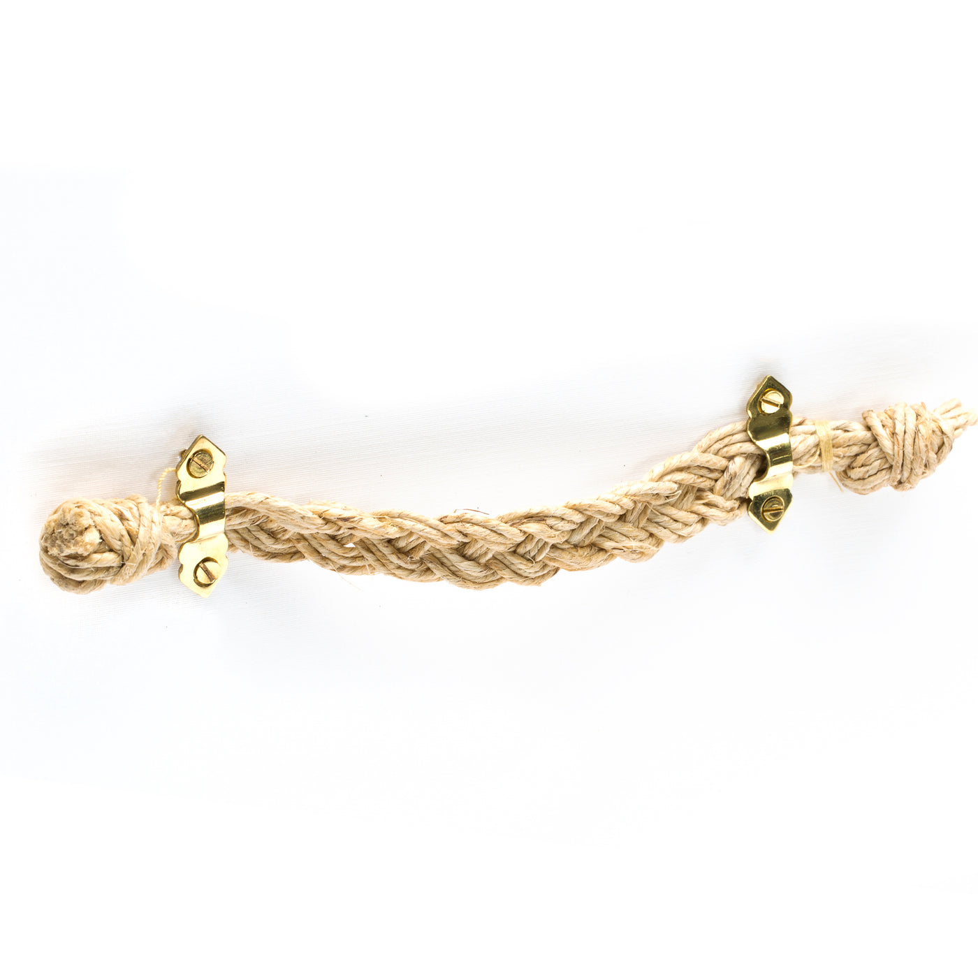 Jute Joinery Handle with Brass Fasteners