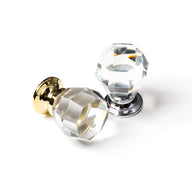 Oct Crystal Glass Knob