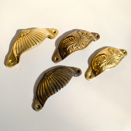 Signature Solid Brass Decorative Cup Pulls